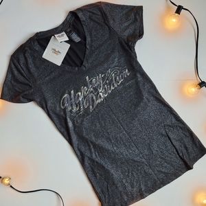 Harley Davidson Black/Silver Shimmer Tee